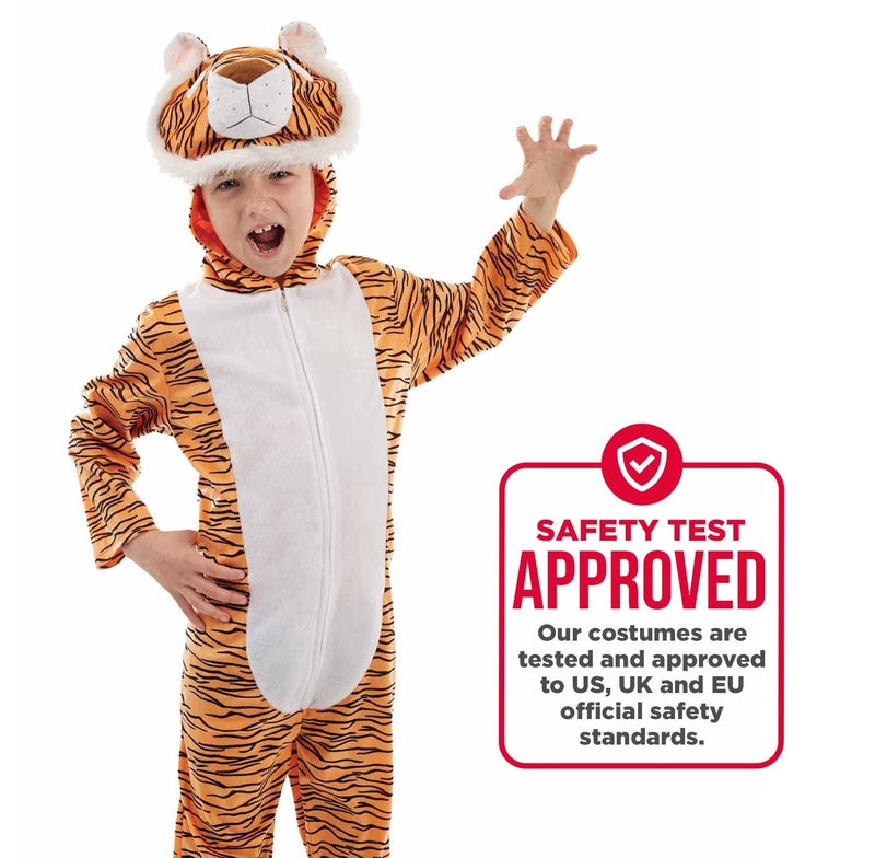 fun shack Tiger Costume for Kids, Boys Tiger Costume, Book Characters Costumes for Kids, Storybook Character Costumes, Large - Image 4